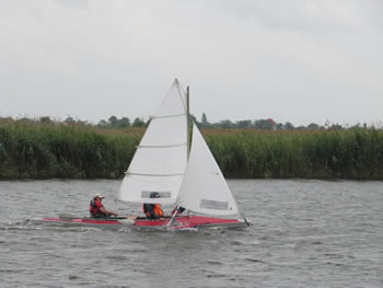 Neris Profi sail rig - kayak sailing